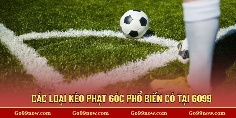 Các loại kèo phạt góc phổ biến có tại nền tảng